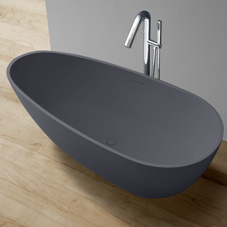 StoneArt Badewanne BS-505 beton-grau 171x85 cm matt