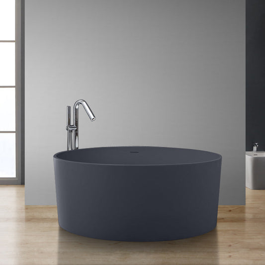 StoneArt Badewanne BS-507 beton-grau 150x150 cm matt