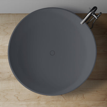 StoneArt Badewanne BS-507 beton-grau 150x150 cm matt