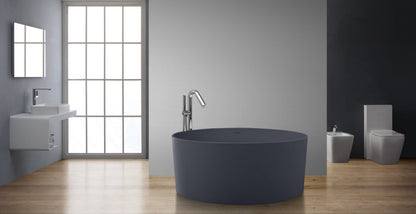 StoneArt Badewanne BS-507 beton-grau 150x150 cm matt