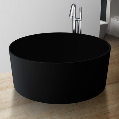 StoneArt Badewanne BS-507 schwarz 150x150 cm matt
