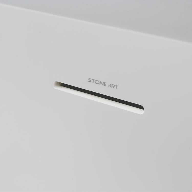 StoneArt Badewanne BS-507 weiß 150x150 cm matt