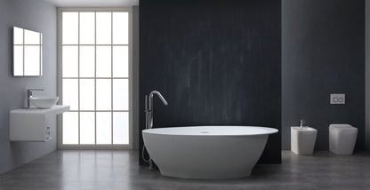 StoneArt BadewanneBS-516 weiß 180x104 cm glänzend