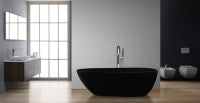 StoneArt Badewanne BS-525 schwarz 185x83 matt