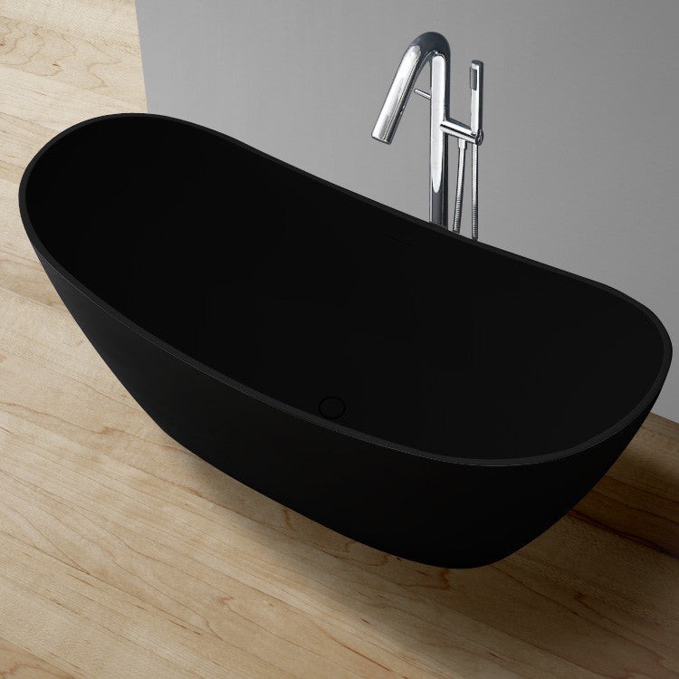 StoneArt Badewanne BS-526 schwarz 185x79 matt