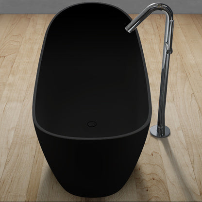 StoneArt Badewanne BS-526 schwarz 185x79 matt