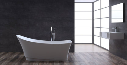 StoneArt Badewanne BS-527 weiß 180x75 cm glänzend