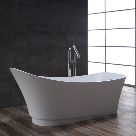 StoneArt Badewanne BS-527 weiß 180x75 cm matt