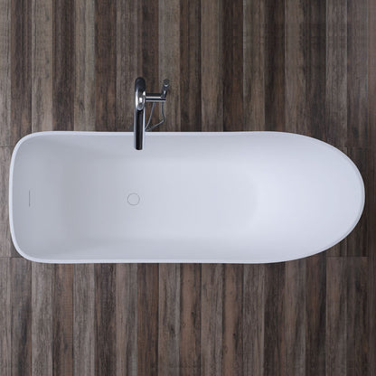 StoneArt Badewanne BS-527 weiß 180x75 cm matt