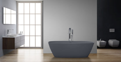 StoneArt Badewanne BS-528 beton-grau 175x75 cm matt