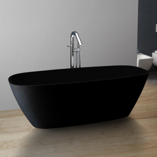 StoneArt Badewanne BS-528 schwarz 175x75 cm matt