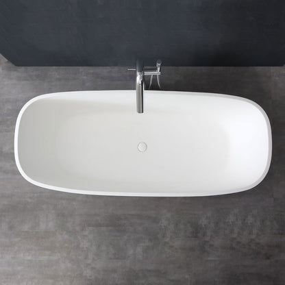 StoneArt Badewanne BS-528 weiß 175x75 cm matt