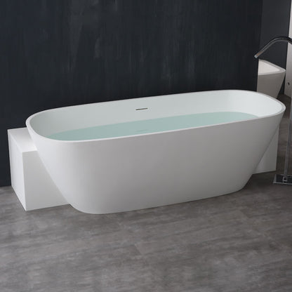 StoneArt Badewanne BS-529 weiß 185x81 cm glänzend