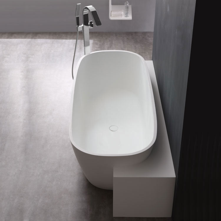 StoneArt Badewanne BS-529 weiß 185x81 cm glänzend