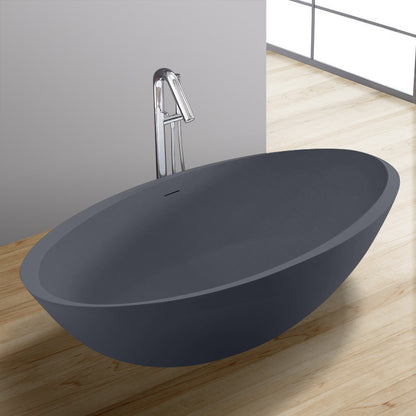 StoneArt Badewanne BS-531 beton-grau 190x100 cm matt