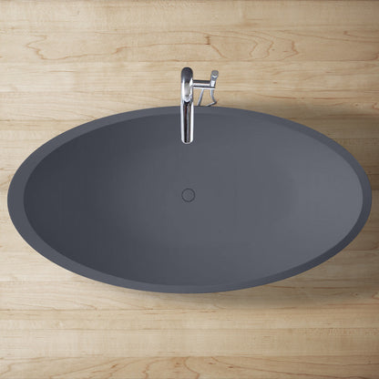 StoneArt Badewanne BS-531 beton-grau 190x100 cm matt
