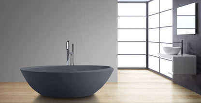 StoneArt Badewanne BS-531 beton-grau 190x100 cm matt