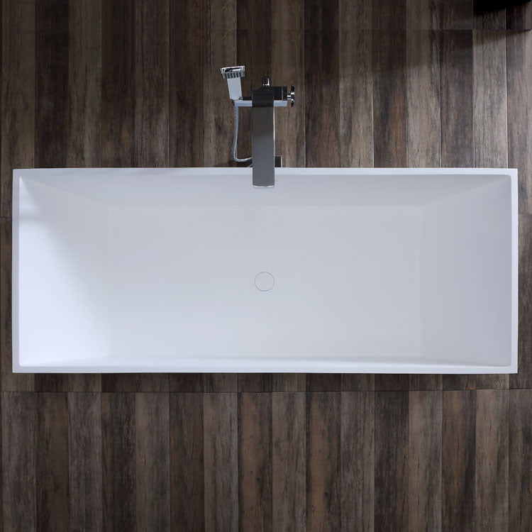 StoneArt Badewanne BS-532 weiß 175x73 cm matt