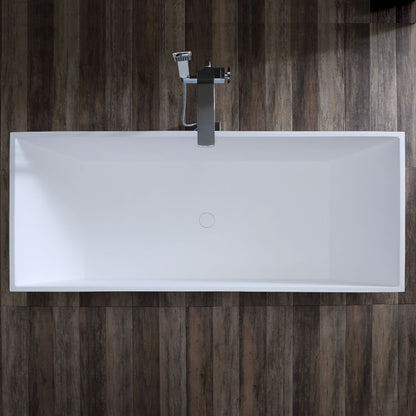 StoneArt Badewanne BS-532 weiß 175x73 cm matt