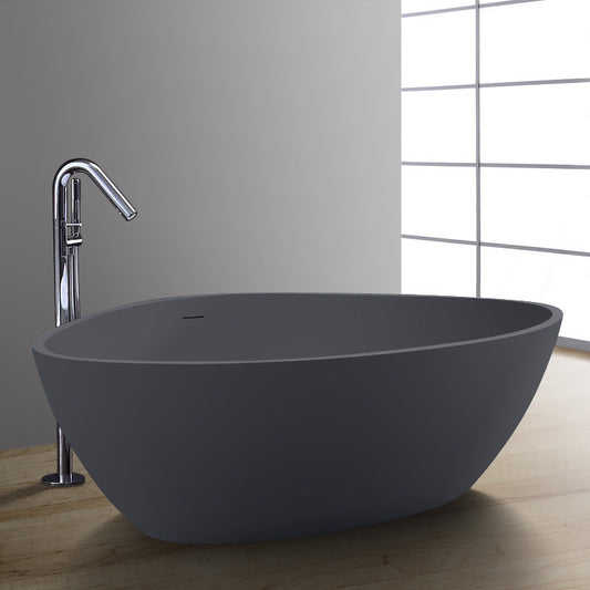 StoneArt Badewanne BS-533 beton-grau 180x140 cm matt