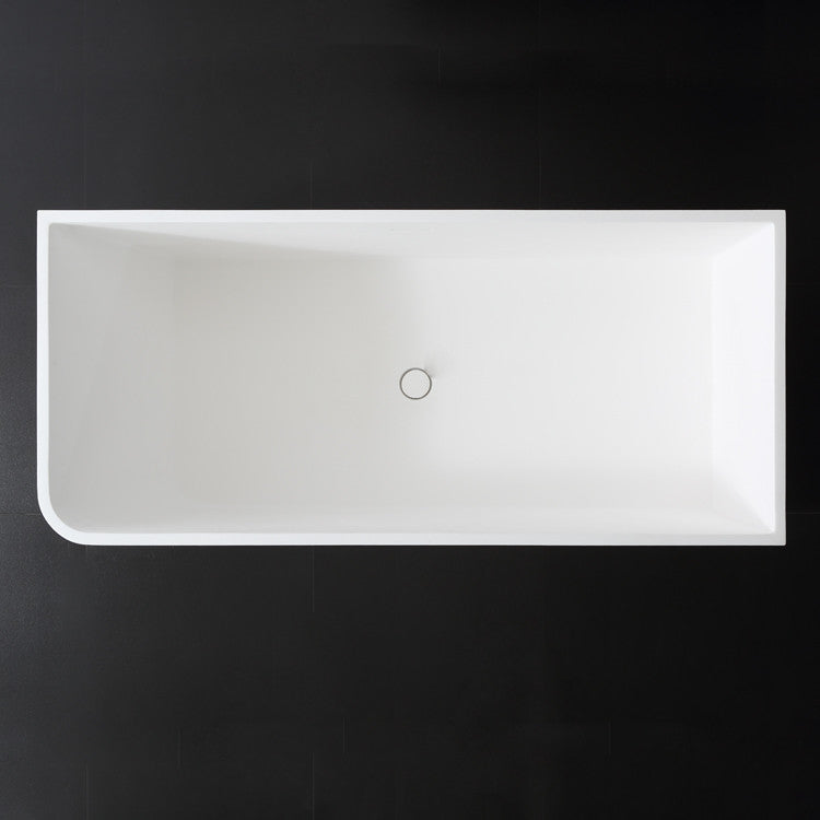 StoneArt Badewanne BS-534 weiß 156x70 cm matt