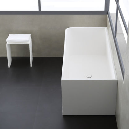 StoneArt Badewanne BS-534 weiß 156x70 cm matt