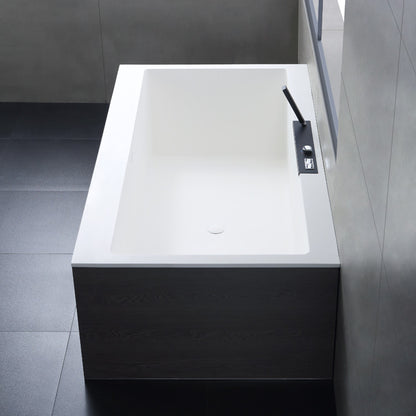 StoneArt Badewanne BS-536 weiß 188x100 cm glänzend