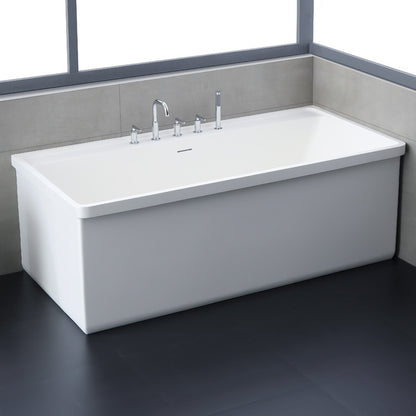 StoneArt Badewanne BS-537 weiß 190x100 cm glänzend