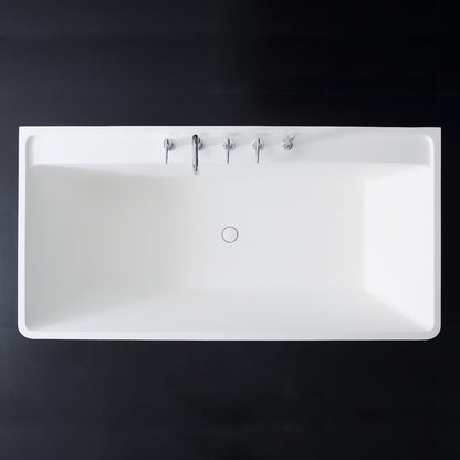 StoneArt Badewanne BS-537 weiß 190x100 cm matt