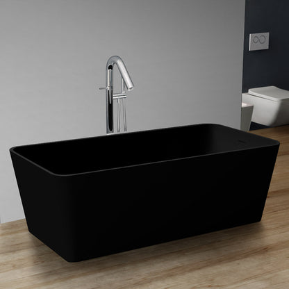 StoneArt Badewanne BS-551 schwarz 170x80 cm matt