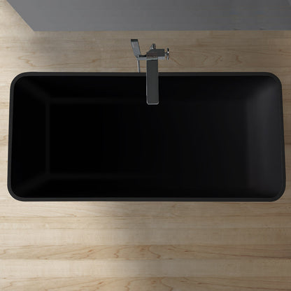 StoneArt Badewanne BS-551 schwarz 170x80 cm matt