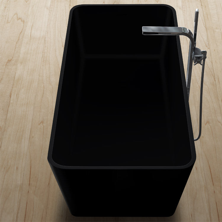 StoneArt Badewanne BS-551 schwarz 170x80 cm matt