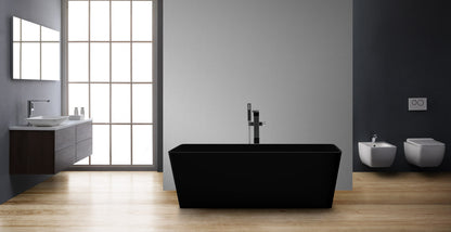 StoneArt Badewanne BS-551 schwarz 170x80 cm matt