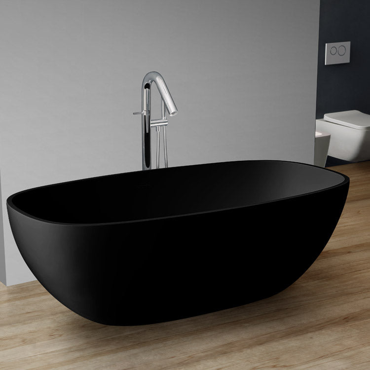 StoneArt Badewanne BS-552 schwarz 177x88 cm matt