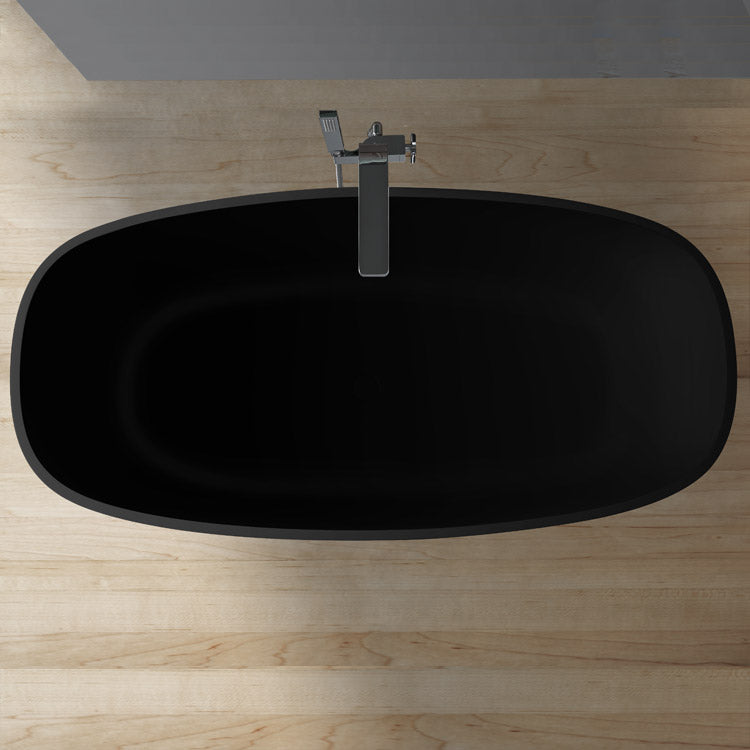 StoneArt Badewanne BS-552 schwarz 177x88 cm matt