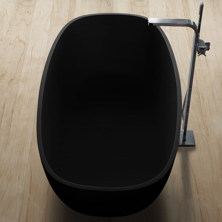 StoneArt Badewanne BS-552 schwarz 177x88 cm matt