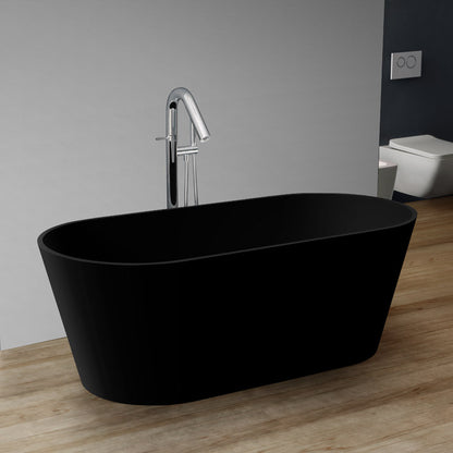 StoneArt Badewanne BS-553 schwarz 165x75 cm matt