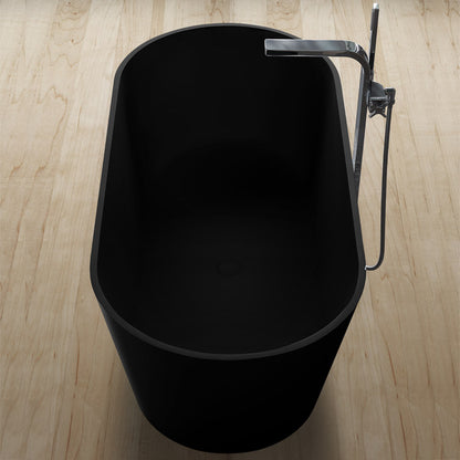 StoneArt Badewanne BS-553 schwarz 165x75 cm matt