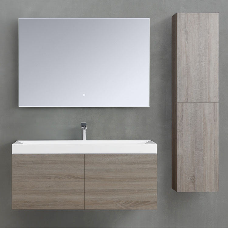 StoneArt Badmöbel Brugge BU-1201 Eiche hell 120x56 cm (mit/ohne Spiegel)