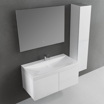 StoneArt Badmöbel Brugge BU-1201 Eiche hell 120x56 cm (mit/ohne Spiegel)
