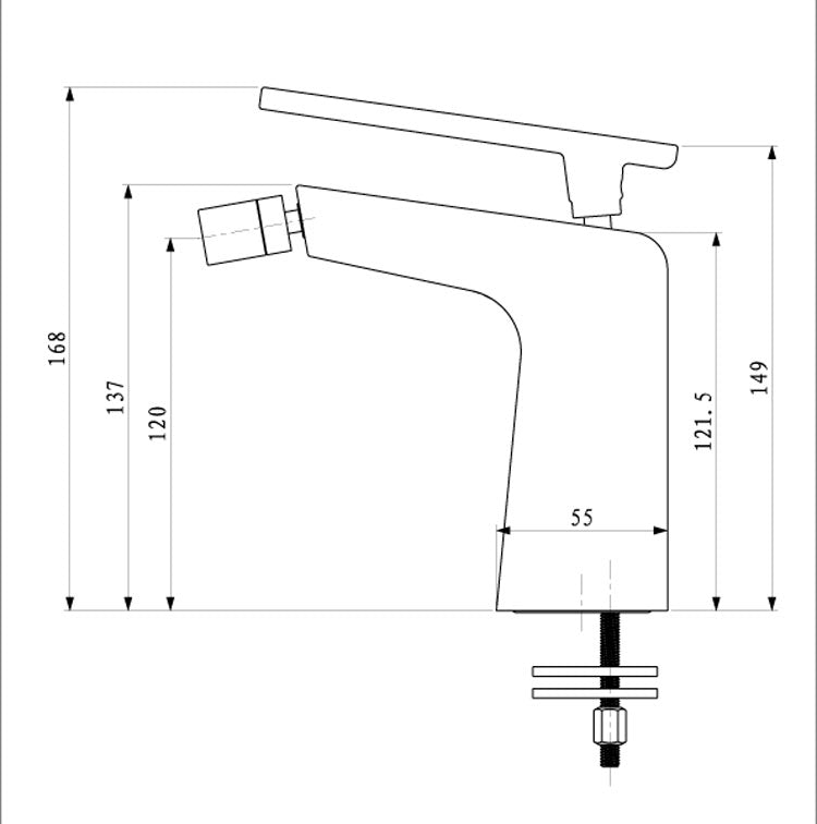 StoneArt Brez Bidet 924240 chrome (Waschtischarmatur)