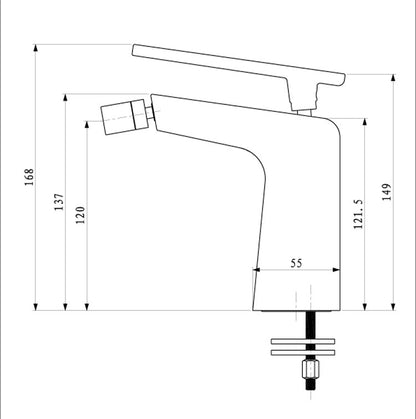 StoneArt Brez Bidet 924240 chrome (Waschtischarmatur)