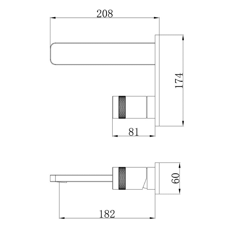 StoneArt Vita 948250 chrome (Wandarmatur zur Unterputzmontage)