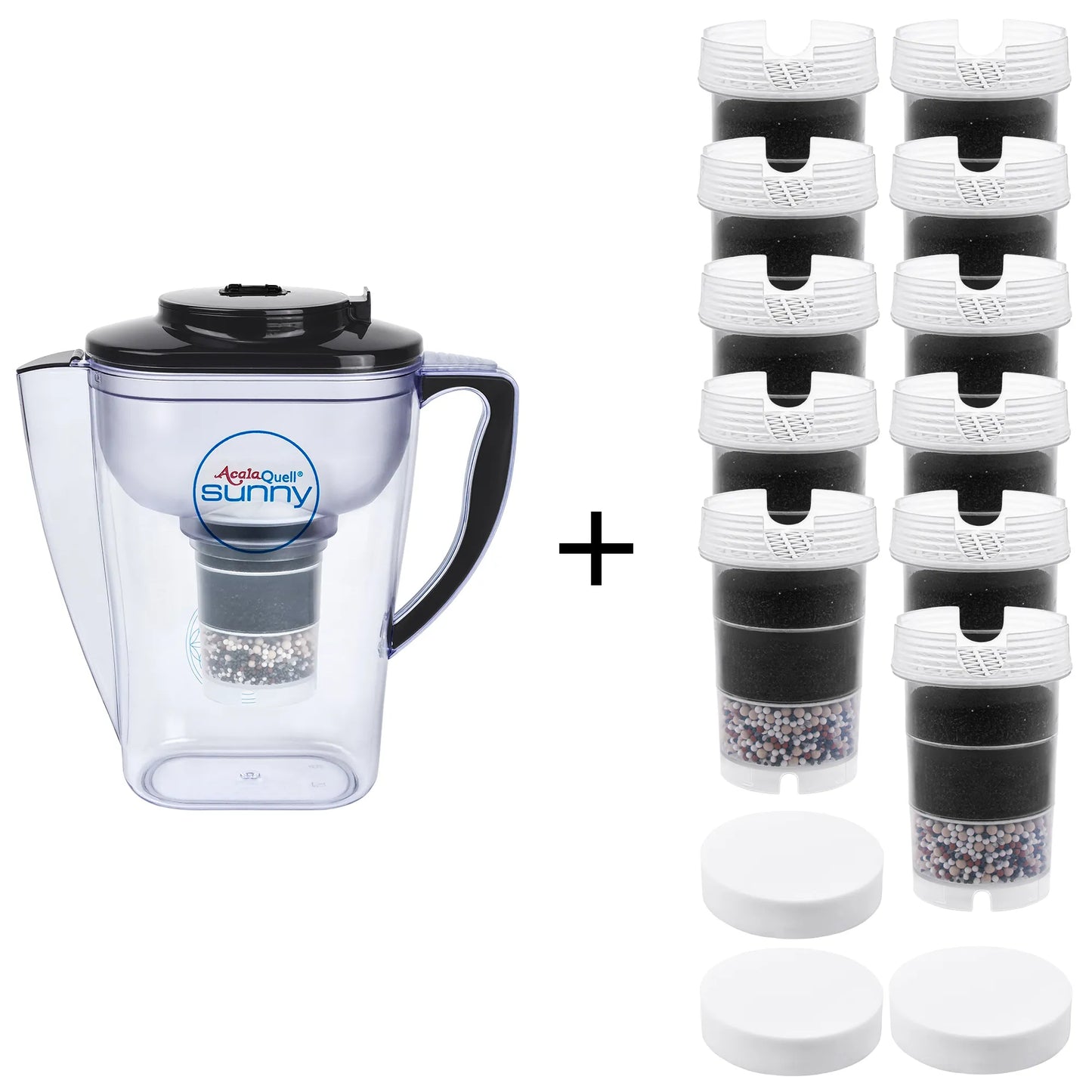 AcalaQuell® Sunny | 1,3 Liter für 1-2 Personen | verschiedene Farben | Einsteigerset groß