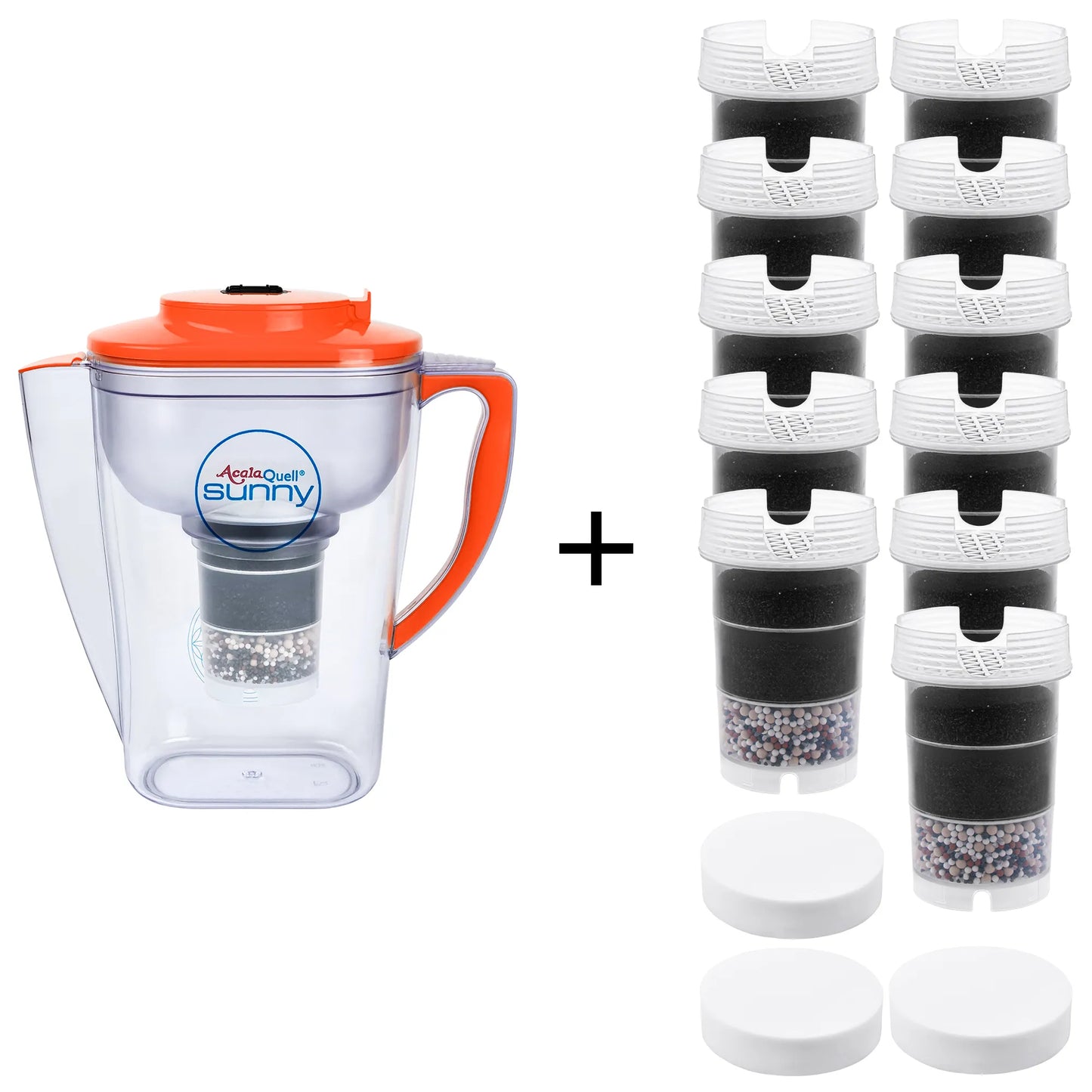 AcalaQuell® Sunny | 1,3 Liter für 1-2 Personen | verschiedene Farben | Einsteigerset groß