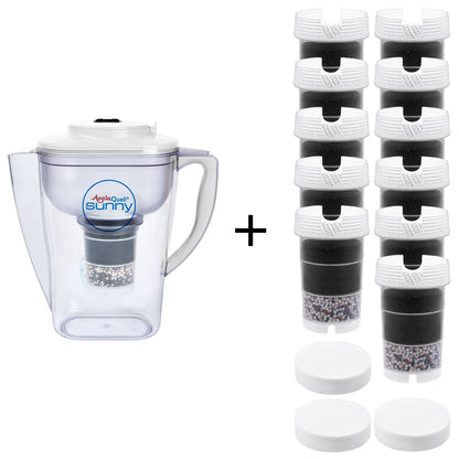 AcalaQuell® Sunny | 1,3 Liter für 1-2 Personen | verschiedene Farben | Einsteigerset groß