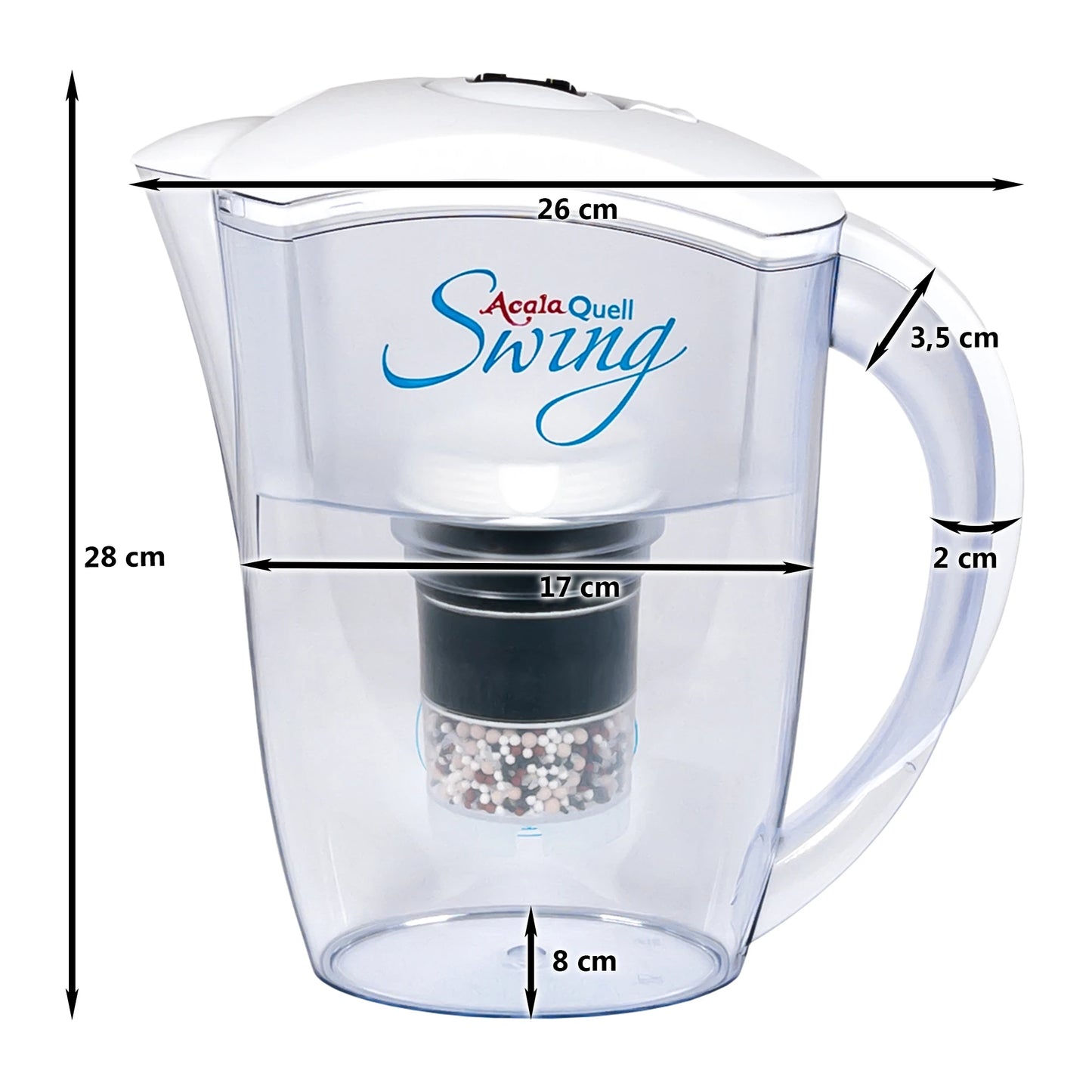 AcalaQuell® Swing | 1,3 Liter für 1-2 Personen | verschiedene Farben
