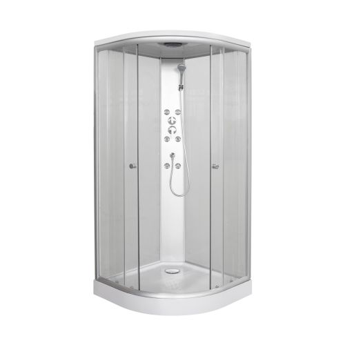 Sanotechnik Duschkabine Komplettduschkabine RELAX 1 90x90x215cm