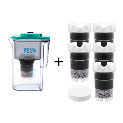 AcalaQuell® Wassetto | 1,3 Liter für 1-2 Personen | verschiedene Farben | Einsteigerset mittel
