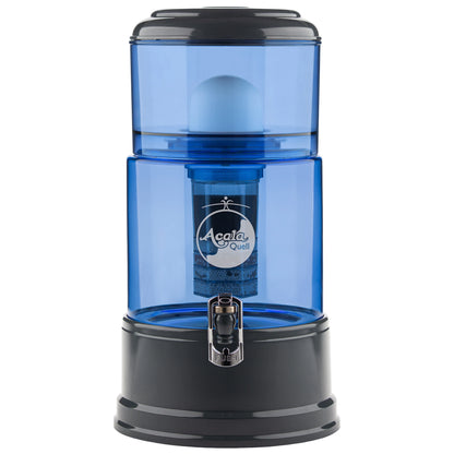 AcalaQuell® Advanced blau | anthrazit | 8 Liter für 1-4 Personen | verschiedene Optionen | Einsteigerset groß